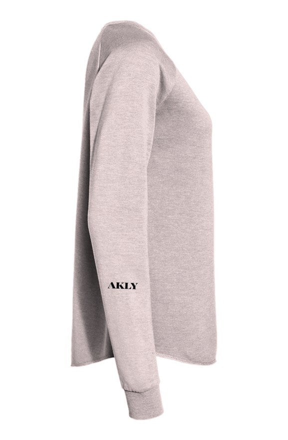 Womens Lightweight Wash Sweatshirt by Akly